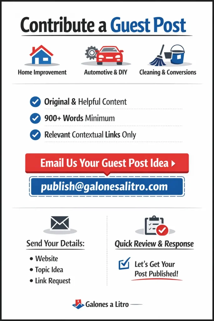 Submit Guest Post Home Improvement . Reach out to us : publish@galonesalitro.com