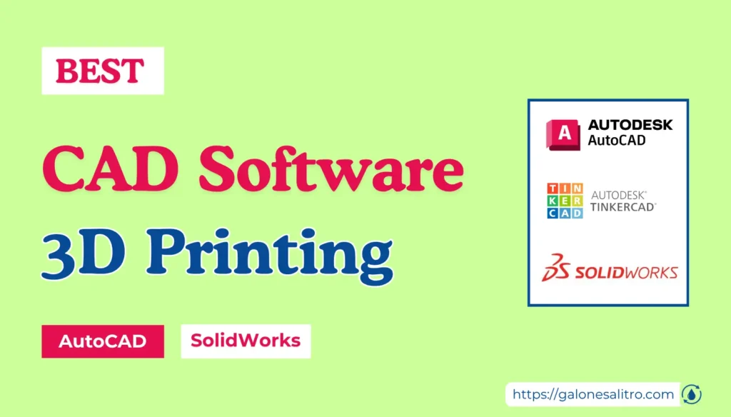 Best CAD Software for 3D Printing Free for Students AutoCAD by AutoDesk SolidWorks 3D TinkerCAD Fusion360 for CAD Software for Hobbyist Engineers