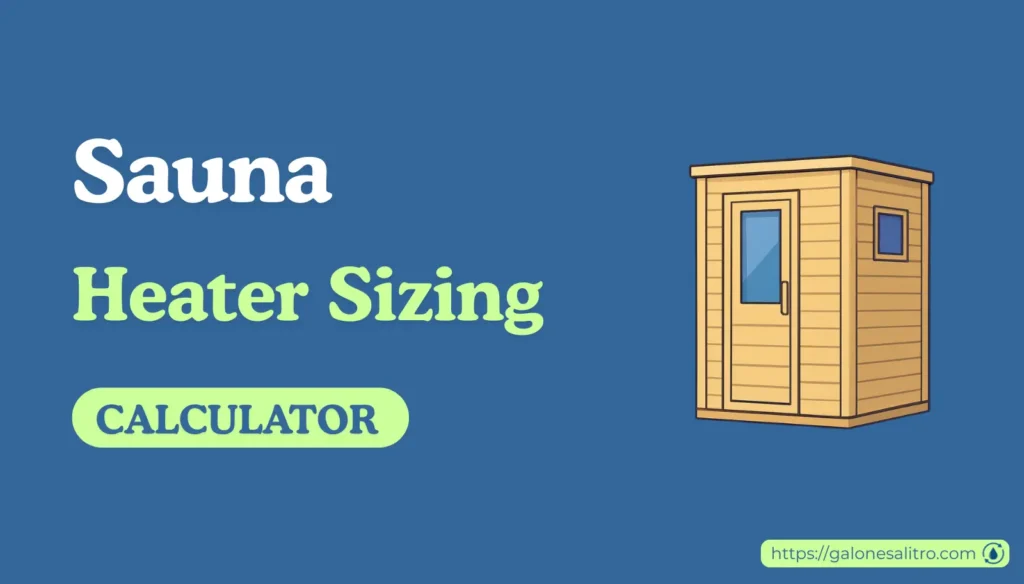 Sauna Heater Size Calculator → 🖩 Saunas Sizing Chart 6kW Sauna heater Harvia sauna heater calculator Outdoor sauna heater sizing calculator Diy sauna heater sizing calculator