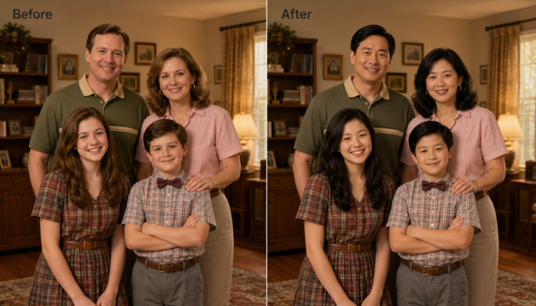 How to Swap Multiple Faces in a Family Video